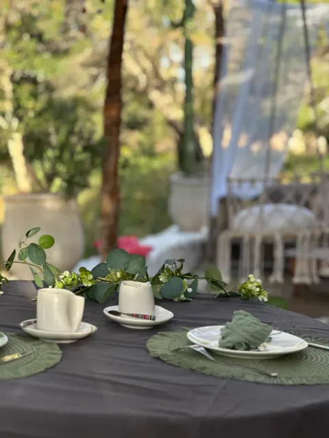 Coffee in the garden