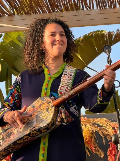 Musicienne Gnaoua