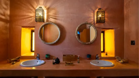 La Coquelicot, La salle de bain